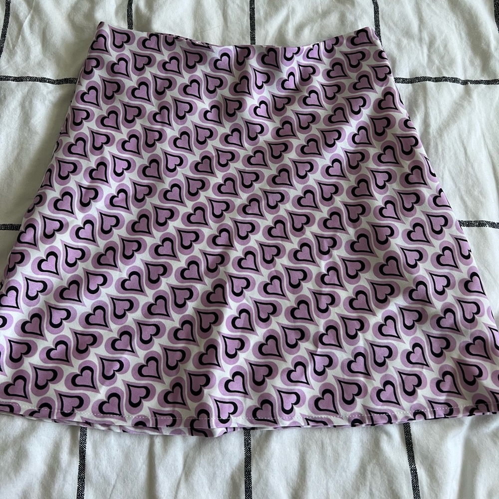 cotton on hearts skirt